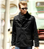 Eco-Friendly Black Fashion New Brand Garment Men Jacket