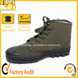 Olive Canvas Military Training Shoes