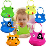 Customized Eco-Friendly Soft Silicon Bibs for Baby