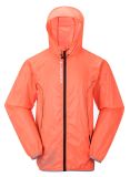 Ultra Light 210t Orange PU Coating Raincoat