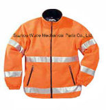 Uja008polyester Oxford PVC/PU Non-Breathable/PU Breathable Coat Reflective Cloth Parka Raincoat Worksuit Jacket