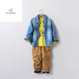 New Style Comfortable Boys' Long Sleeve Denim Shirt with Monkey Wash by Fly Jeans