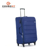 Chubont Brown Color Tsa Lock and Double Zipper Suitcase