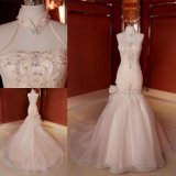New Design Sexy Halter Bridal Dress Mermaid Wedding Gowns Z13077