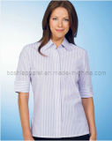 Woman Short Sleeve Formal Shirt with Factory Price (LSH05)