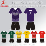 Healong Small MOQ Wholesales Colorful Design Club Fashion Football Uniform
