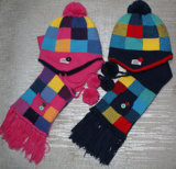 Childern Acrylic Cable Winter Scarf