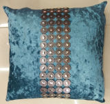 Hand-Made Decorative Cushion Hand-Sewing Diamond-Tape Pillow (XPL-29)