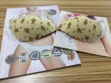 Sexy Strapless Yellow Flower Self Adhesive Invisible Bra