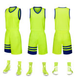 Wholesale Latest Design Gray Green Color Combination Basketball Jersey