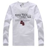 Men's Pure Cotton Printing Large Size Short Sleeve T-Shirt
