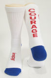 Bulk Custom Design Jacquard Man Compression Cotton Sport Socks