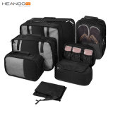 Xiamen Luggage Organizers Packing Cubes 7set with Laundry Shoe and Underwear Bags