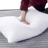 White Color Hotel Siliconized Fiber Bed Pillow