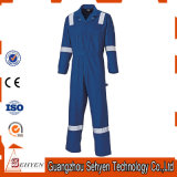 High Visibility Airport Workwear with Reflective Tape Coverall of Cotton