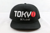 Custom Hip Pop Snapback Cap with 3D Embroidery/Printed Taping