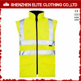 Fashion Workwear Fluorescent Yellow Safety Vest (ELTHVVI-4)