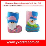 Christmas Decoration (ZY14Y571-1-2) Christmas PVC Boot Item Candy Holder Decorating Boot