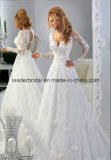 Applique Bridal Wedding Dresses Long Sleeve Lace Ball Gowns Z2084