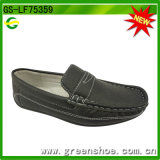 Flat Sole Formal Softextile Leather Fabric Shoe (GS-LF75359)