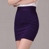 Girls Custom 95% Cotton 5% Spandex Plain Various Colors Package Hip Sports Skirt