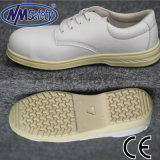 Nmsafety White PU Micro-Fiber Anti-Static Electronic Factory Work Footwear