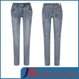 Women Denim Fashion Nail Bead Jeans (JC1158)