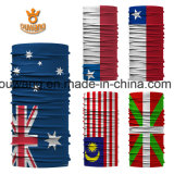 Custom Elastic Polyester National Flag Printed Seamless Bandana (25*50 CM)