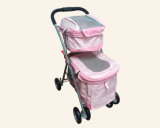 Quality Strong Twins Pet Trolley Double Layers Dog Strollers