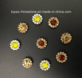 New and Top Quality 9mm Crystal Flower Claw Setting in for Sewing on Garment (TP-9mm Hyacinth round crystal)
