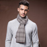 Men's Winter Warm Wool Polyester Nylon Acrylic Woven Scarf (YKY4604)