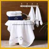 100% Cotton White Plain Weave Towel Hotel Bath Towel