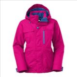 2015 Ladies Long Style Waterproof Breathable Outdoor Winter Ski Jacket