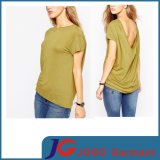 Crop Tee Shirt Top Blouse Designs for Women (JS9022)