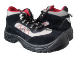 Casual Sports Style Suede Leather & Oxford Fabric Safety Shoes (HQ03032)