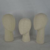 Head Mannequin Wrapping with Fabric