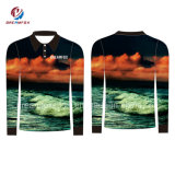 Sublimated Long Sleeve Quick Dry Tournament Fishing Shirts Jersey