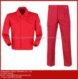 Custom Made Oil Gas Station Red Coverall 100%Cotton (W363)