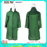High Quality Durable Polyester Fashion Long Adult Rain Coat