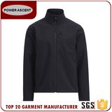 Men's Black Stand Collar Softshell Jacket