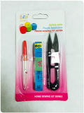 Sewing Craft Packed by Blister Card, Scissors, Measuring Tape and Seam Ripper Sets