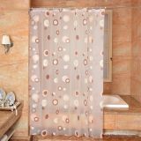 Circle Disign PEVA Waterproof Shower Curtain for Bathroom