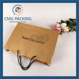 Romantic Purple Kraft Paper Bag with PP Rope (DM-GPBB-041)