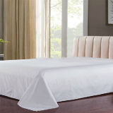 100%Cotton Plain White Bed Flat Sheet Manufacturer (DPF1056)