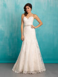 High Quality off-Shoulder Beading Bridal Gown Ruffle Wedding Dress