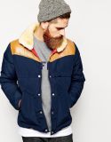 Men's Water-Proof Down Fill Casual Jacket with Fur Collar