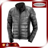 2015 Mens Silver High-End Down Jacket with Waterproof Cuff