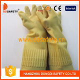Yellow Household Long Cuff Latex Glove Safety Gloves DHL441