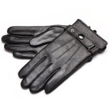 Men High Quality Fashion Goatskin Leather Dress Warm Gloves (YKY5193)