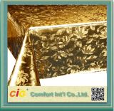 Modern Design Gold Color PVC Tablecloth Made in China